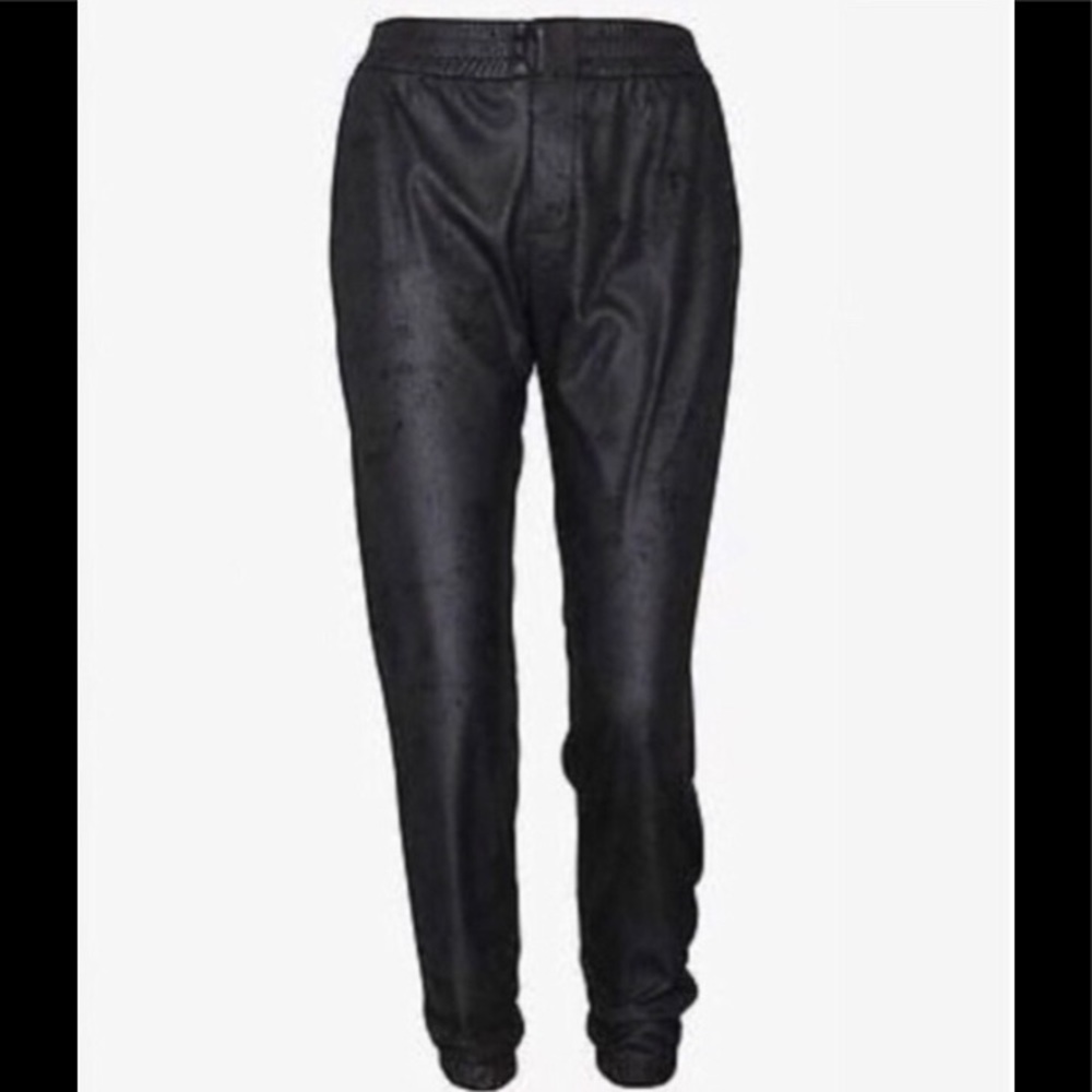 GEORGIE Eco leather jogger pants